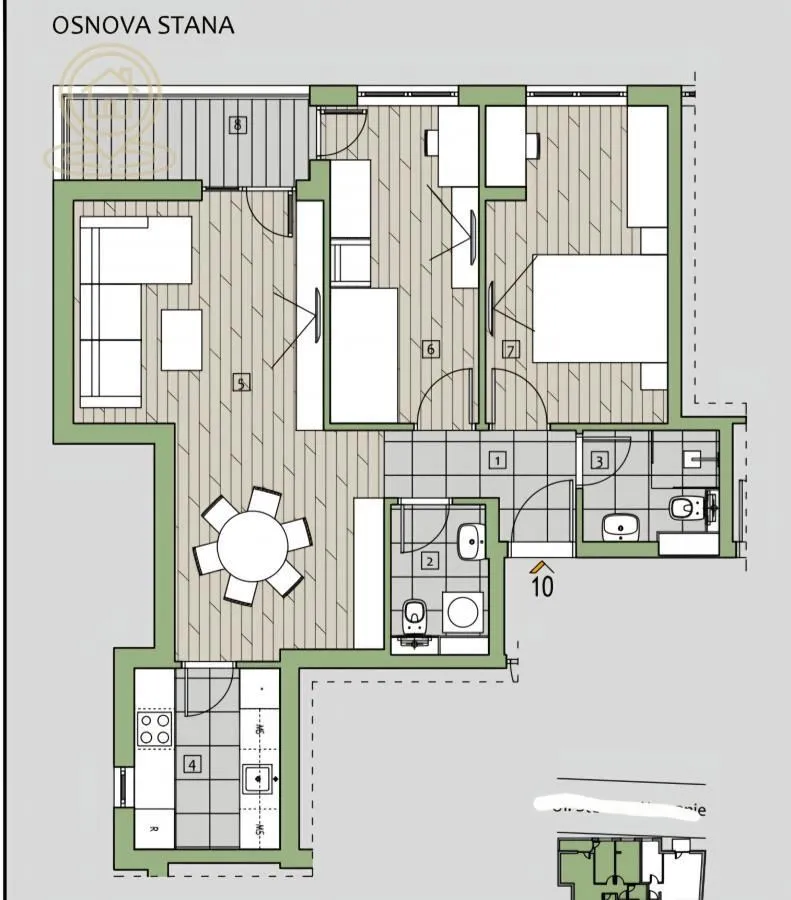 Prodaja, trosoban stan, 65m², Medijana, Niš