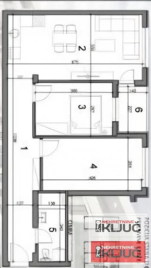Prodaja, trosoban stan, 66m², Sajmište, Novi Sad