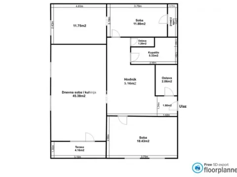 Prodaja, trosoban stan, 116m², Stari Grad, Beograd - image 3