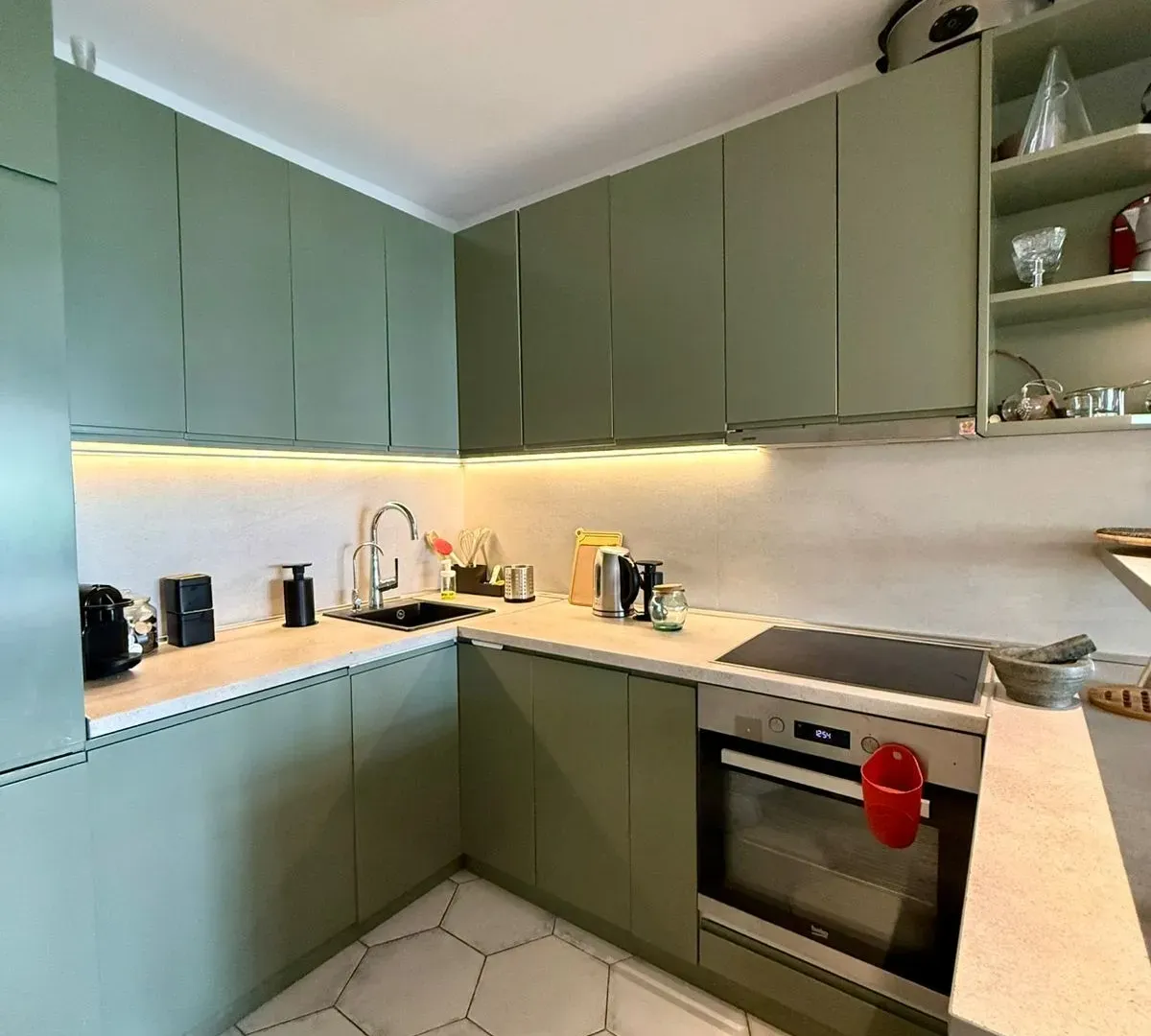 Rent, one bedroom apartment, 60m², Blok 5, Podgorica