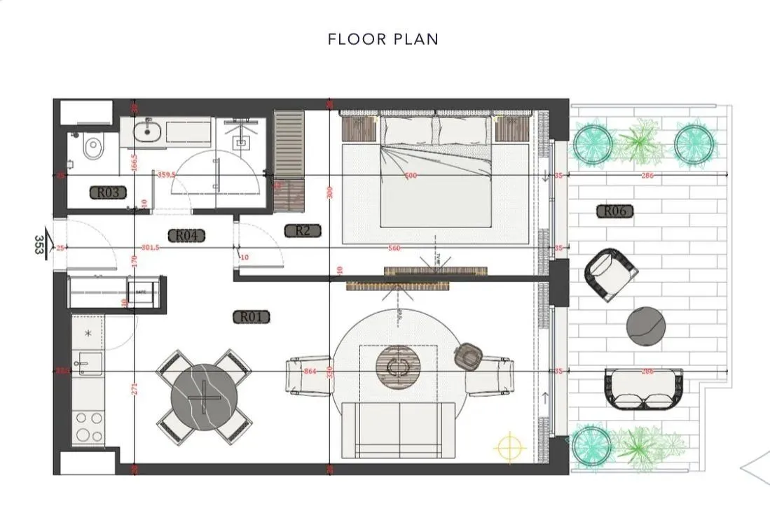 Sale, one bedroom apartment, 71m², Kotor, Crna Gora