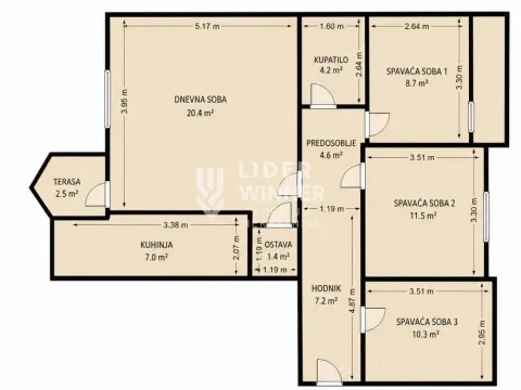 Prodaja, četvorosoban stan, 110m², Vukov Spomenik, Zvezdara Sve Podlokacije - image 4