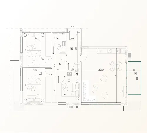 Prodaja, trosoban stan, 88m², Rudjinci, Vrnjačka Banja