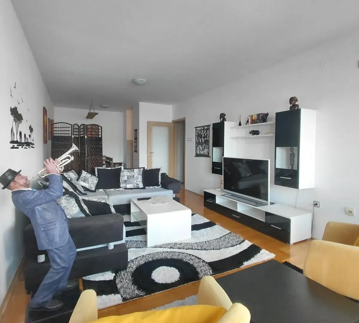 Rent, three bedroom apartment, 95m², Preko Morače, Podgorica
