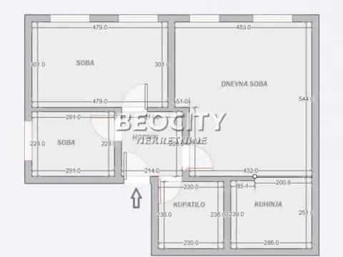 Prodaja, trosoban stan, 63m², Zvezdarska Šuma, Zvezdara Sve Podlokacije - image 17