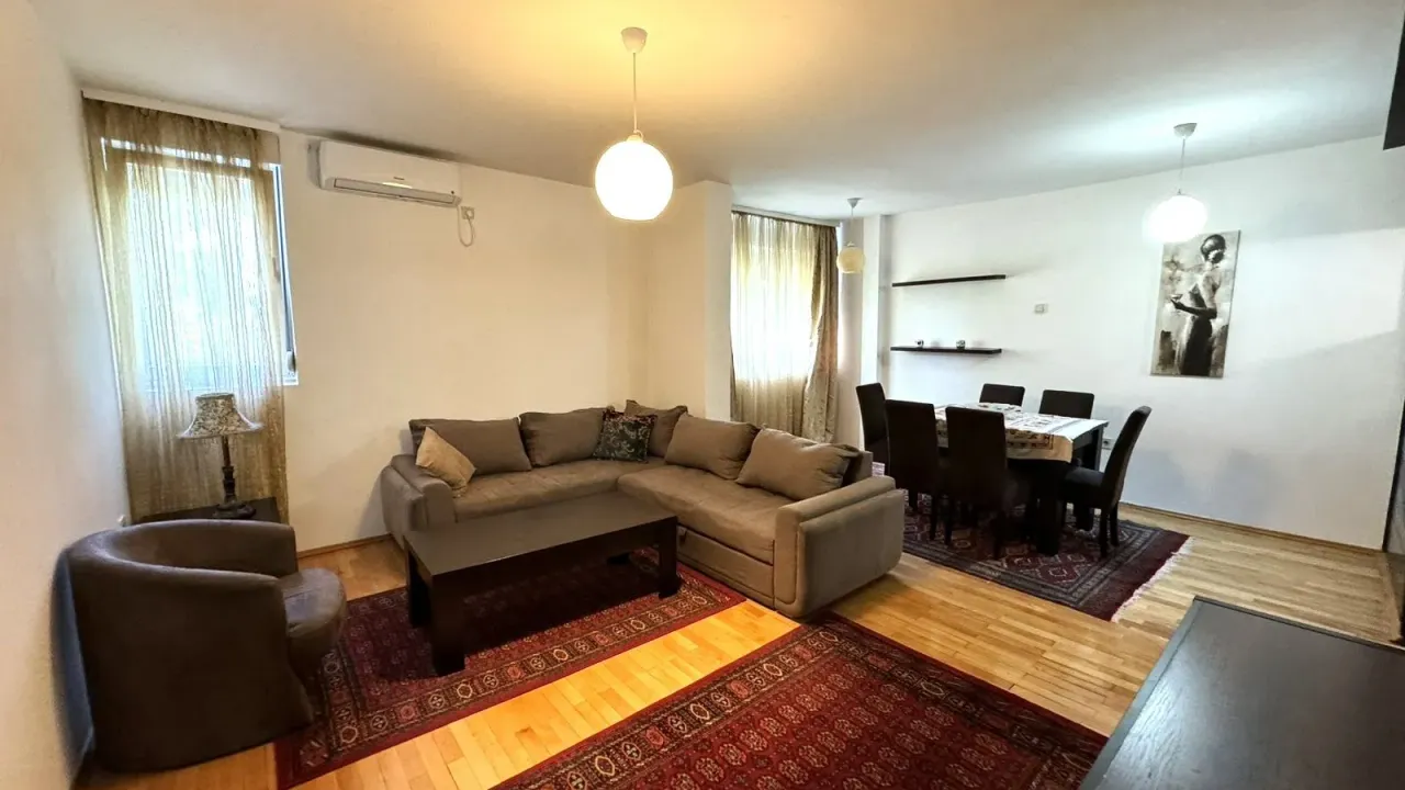 Rent, one bedroom apartment, 60m², Blok 5, Podgorica