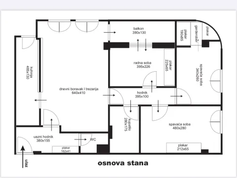 Prodaja, trosoban stan, 86m², Stari Aerodrom, Podgorica - image 11