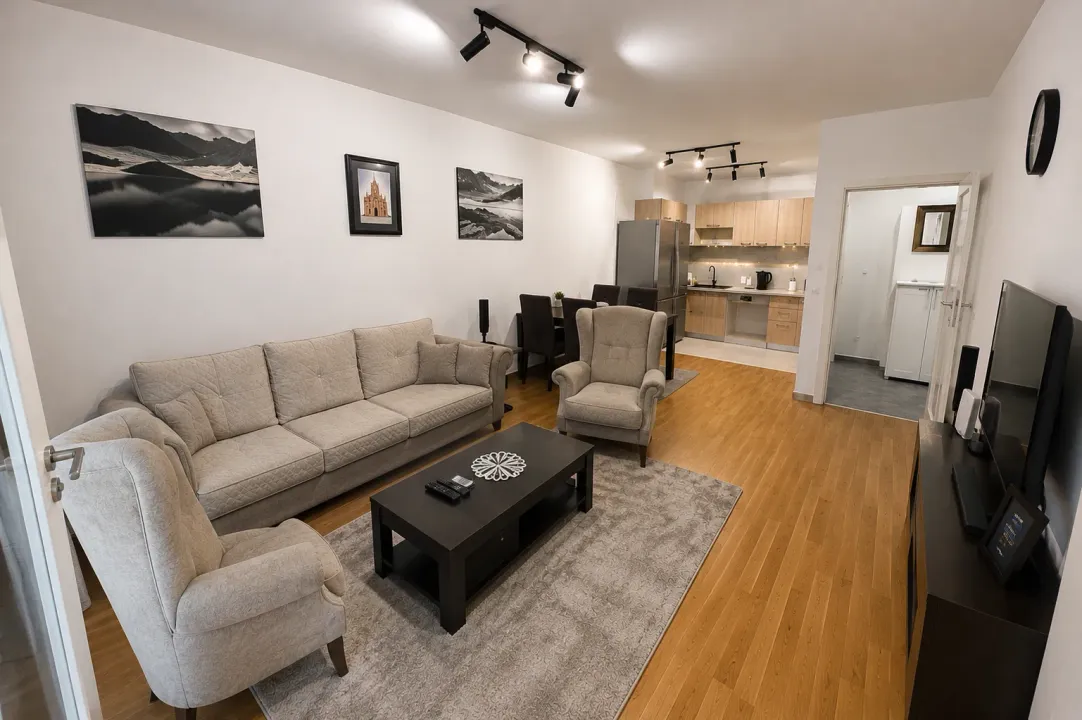 Rent, one bedroom apartment, 54m², Zabjelo, Podgorica