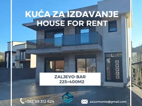 Izdavanje, kuća, 225m², Zaljevo, Bar - image 1