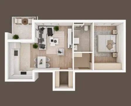 Sale, studio apartment, 31m², Zabjelo, Podgorica - image 3
