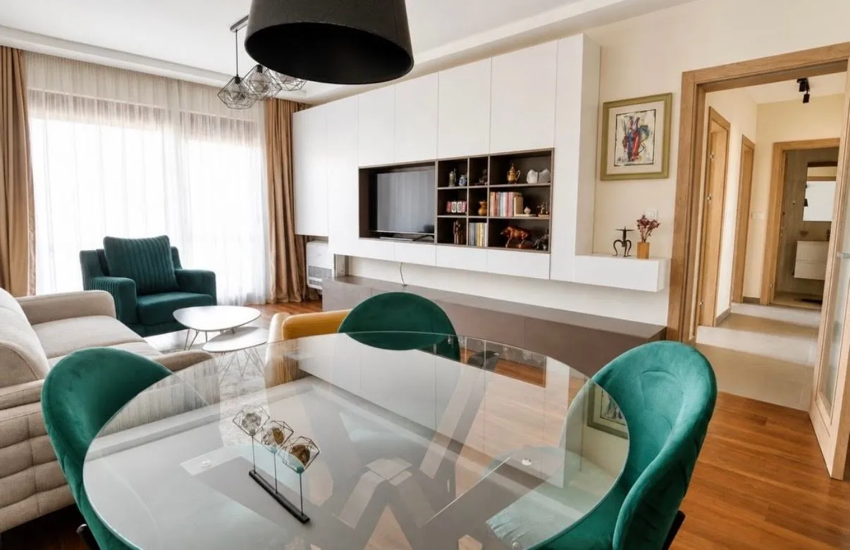 Rent, two bedroom apartment, 72m², Master Kvart, Podgorica