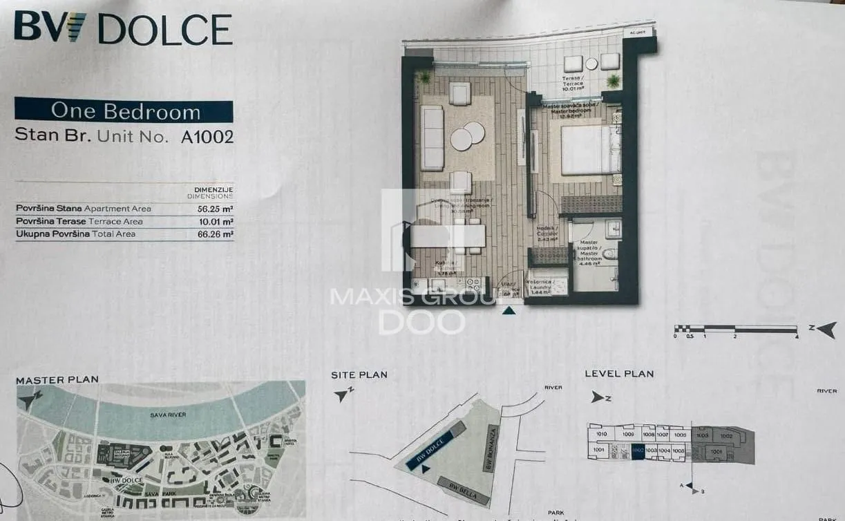 Sale, four bedroom apartment, 97m², Savski Venac, Beograd