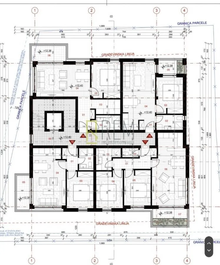 Rent, one bedroom apartment, 45m², Centar, Budva