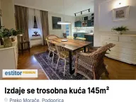 Izdavanje, kuća, 145m², Preko Morače, Podgorica - image 1