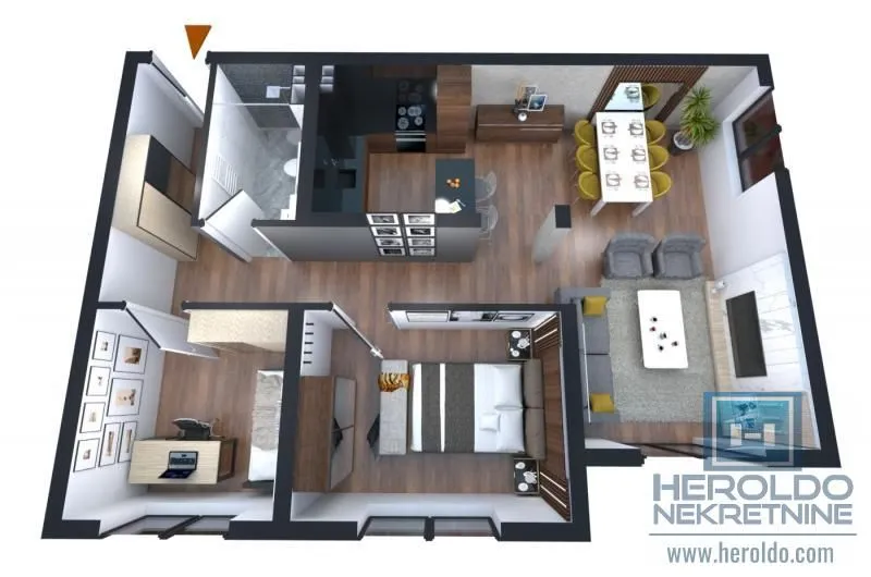 Prodaja, trosoban stan, 76m², Centar, Jagodina