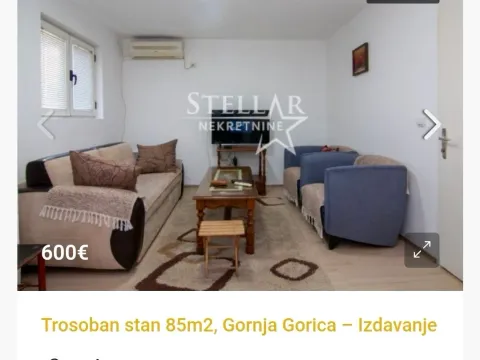 Izdavanje, trosoban stan, 85m², Gornja Gorica, Podgorica - image 2