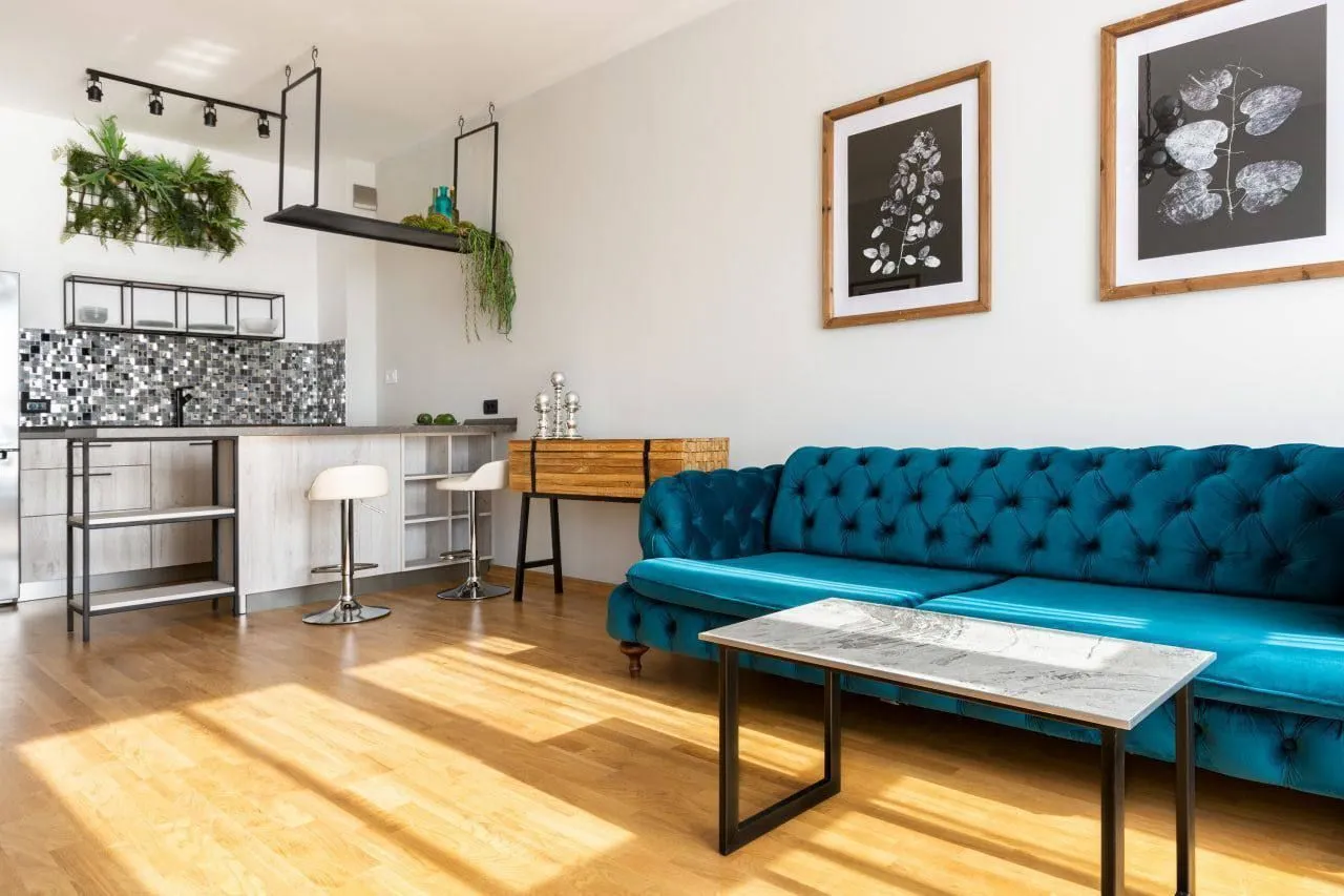 Rent, one bedroom apartment, 47m², Bečići, Budva