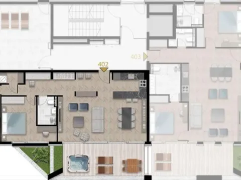 Prodaja, dvosoban stan, 116m², Tivat, Crna Gora