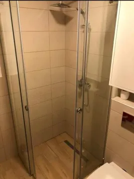 Pogled na tuš kabinu u modernom kupatilu. - image 6