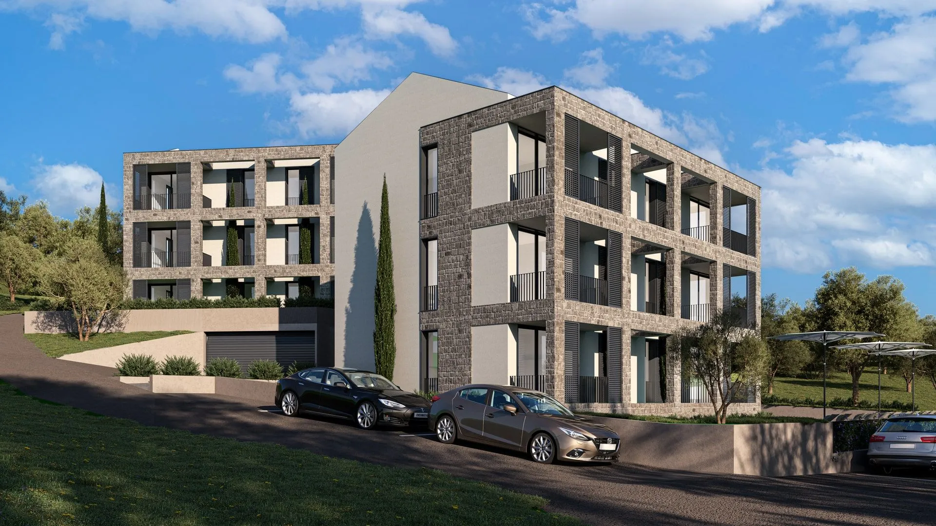 Prodaja, jednosoban stan, 47m², Donja Lastva, Tivat