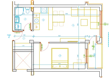 Sale, one bedroom apartment, 48m², Palilula, Niš - image 2