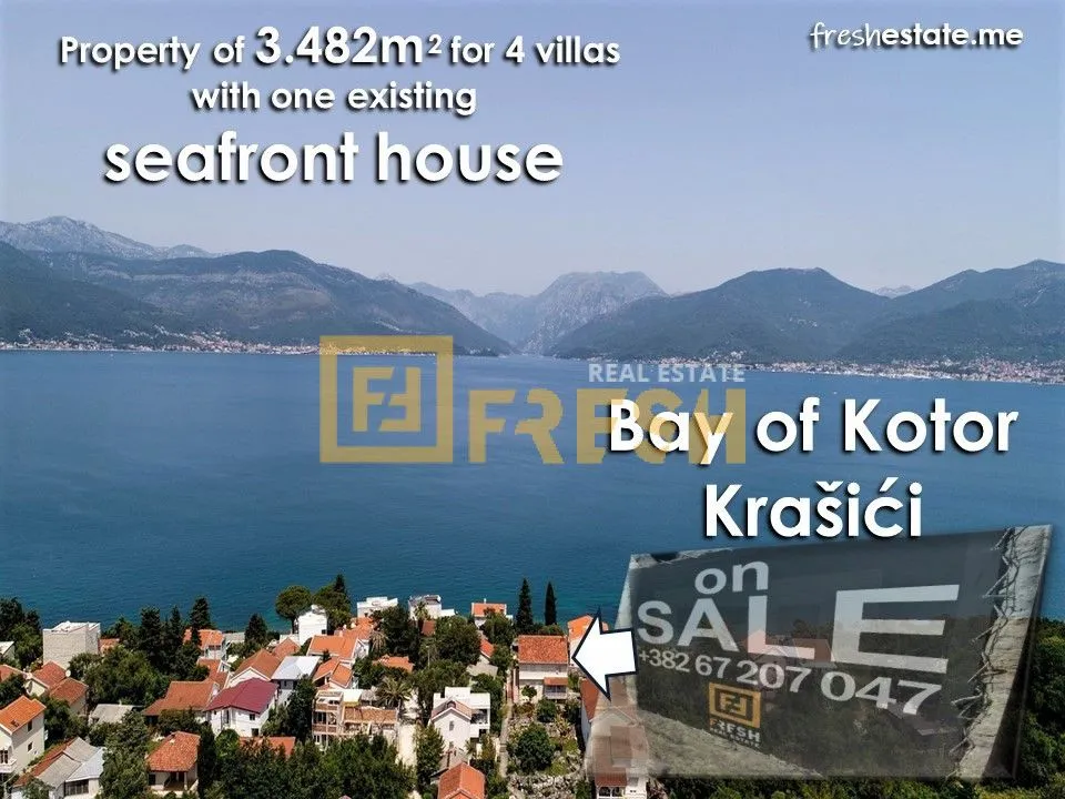 Prodaja, plac, 3482m², Tivat, Crna Gora