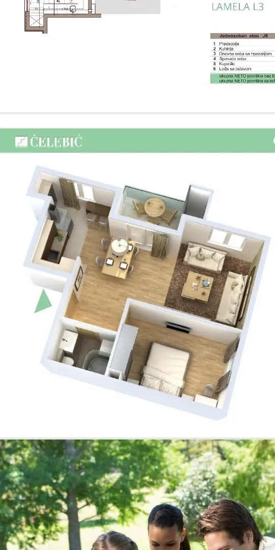 Prodaja, stan, 48m², Podgorica, Crna Gora