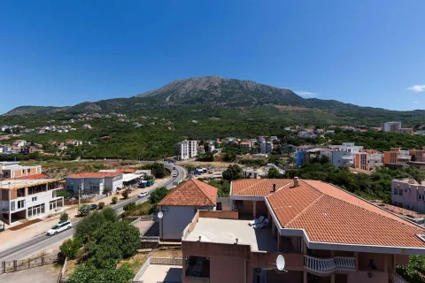 Pogled iz vazduha na okolno naselje i planinu u pozadini. - image 3