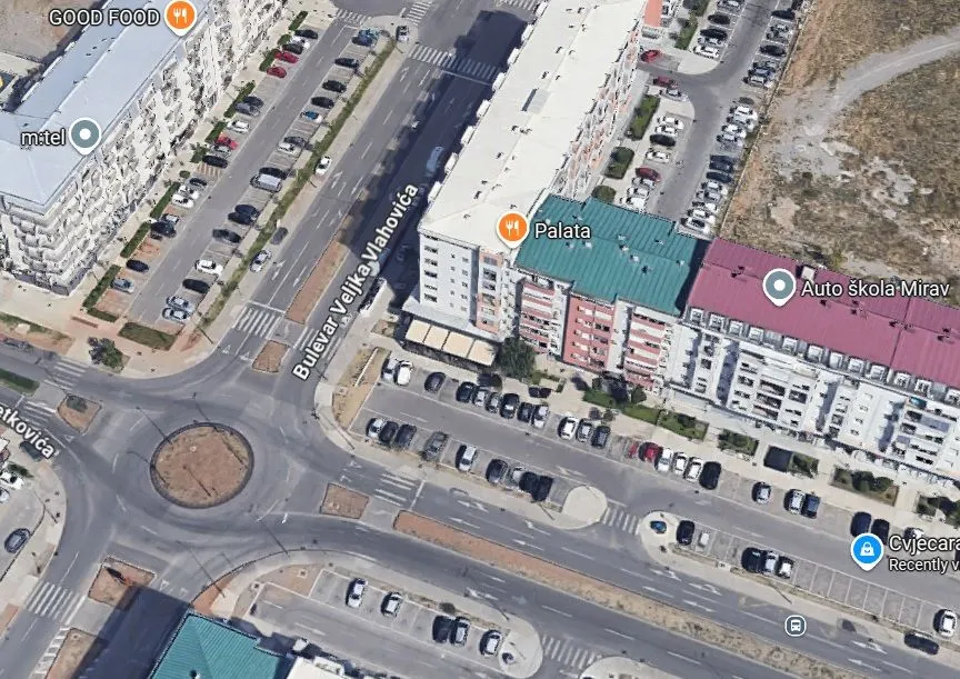 Prodaja, jednosoban stan, 45m², Stari Aerodrom, Podgorica