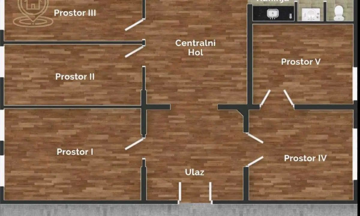 Rent, office space, 275m², Centar, Novi Sad