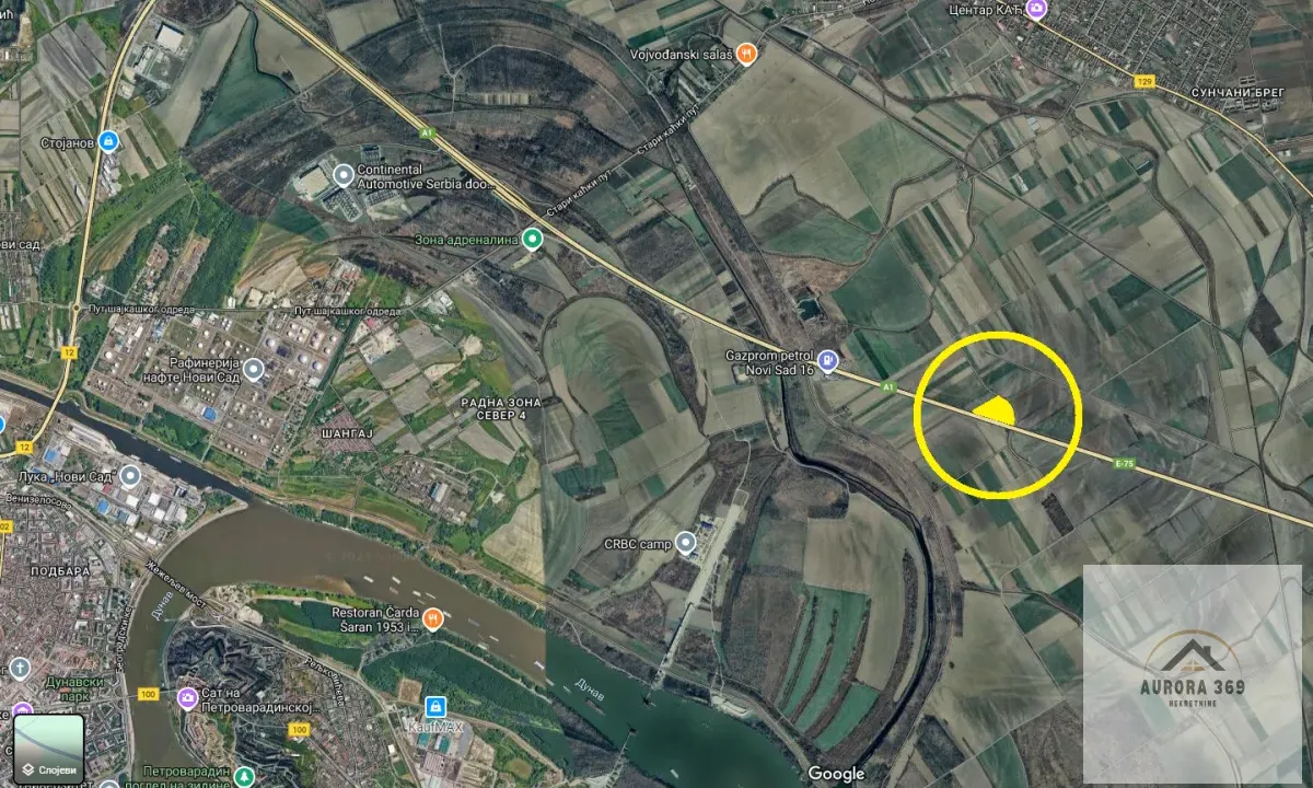 Prodaja, plac, 181m², Kać, Novi Sad Sve Podlokacije