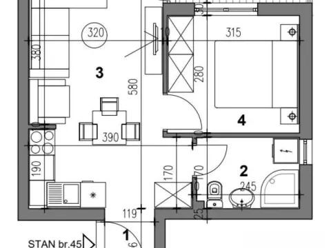 Sale, one bedroom apartment, 38m², Mirijevo Sve Podlokacije, Beograd - image 10