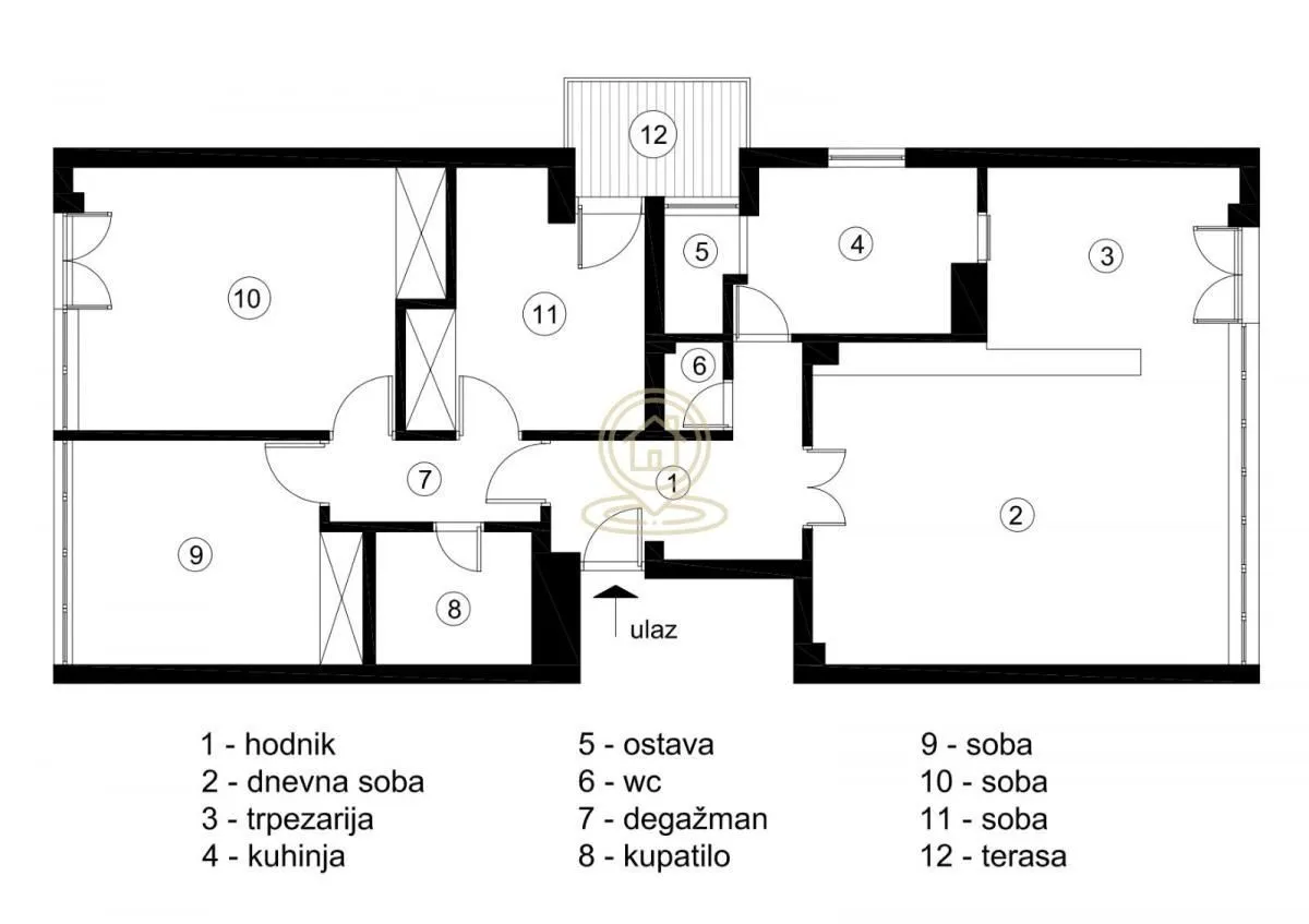 Prodaja, četvorosoban stan, 95m², Medijana, Niš