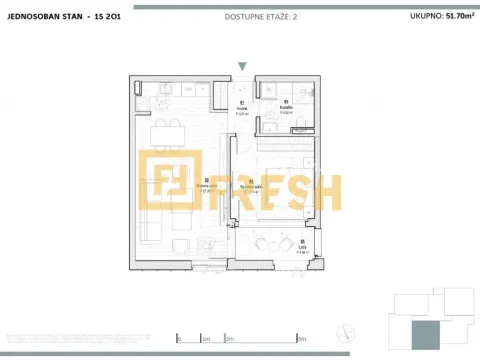 Prodaja, jednosoban stan, 51m², Kolašin, Crna Gora - image 10