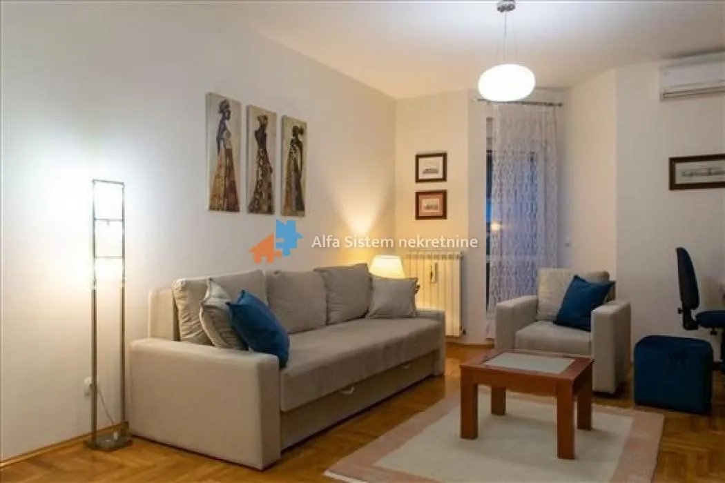 Rent, two bedroom apartment, 52m², Savski Venac, Beograd