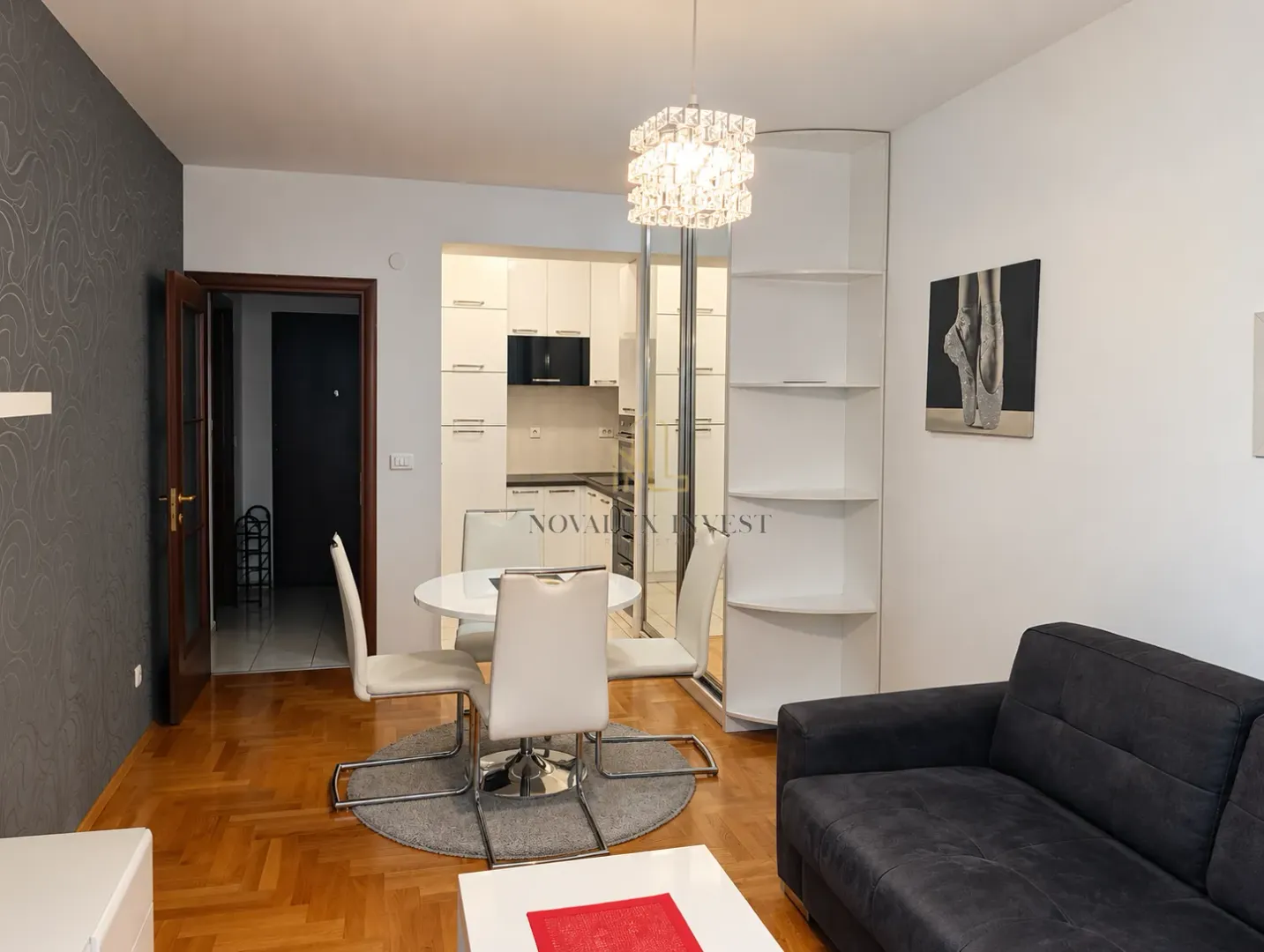 Izdavanje, garsonjera, 34m², City Kvart, Podgorica