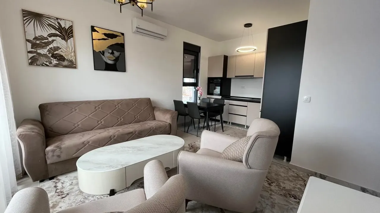 Rent, one bedroom apartment, 43m², Bjeliši, Bar