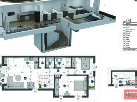 Sale, three bedroom apartment, 92m², Alibegovac, Petrovaradin