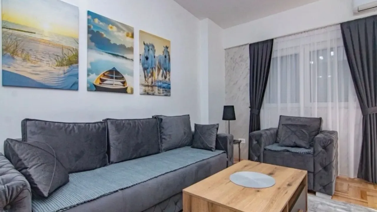 Rent, one bedroom apartment, 45m², Tuški Put, Podgorica