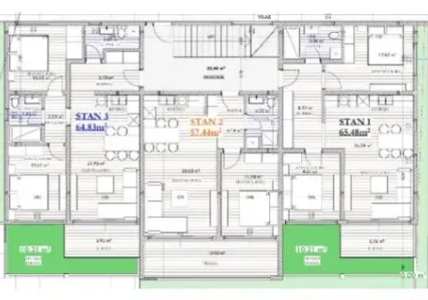 Sale, one bedroom apartment, 57m², Utjeha, Bar - image 12