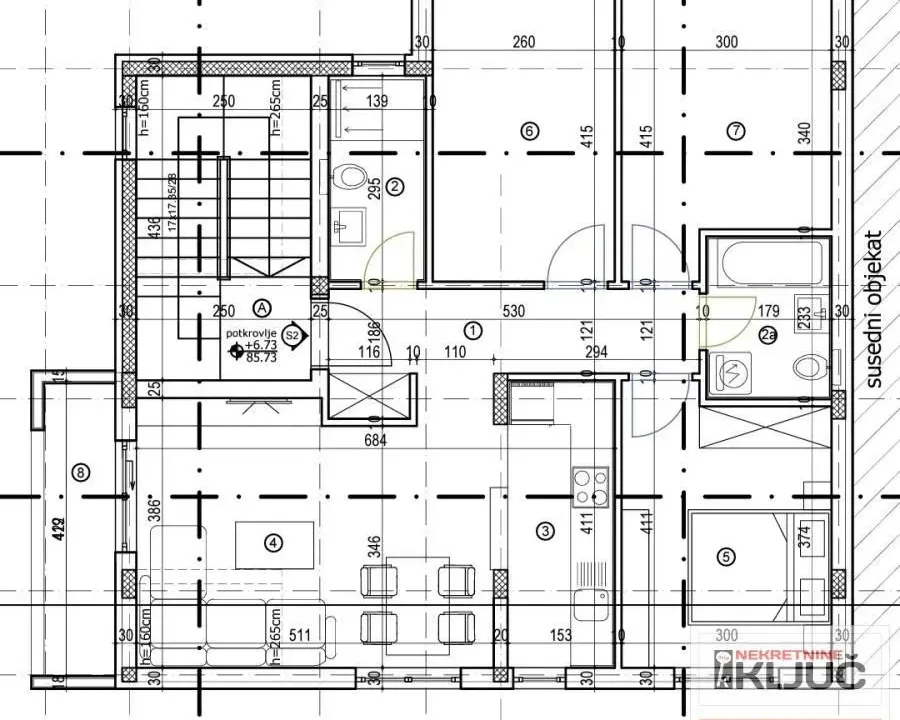 Prodaja, trosoban stan, 78m², Telep, Novi Sad Sve Podlokacije