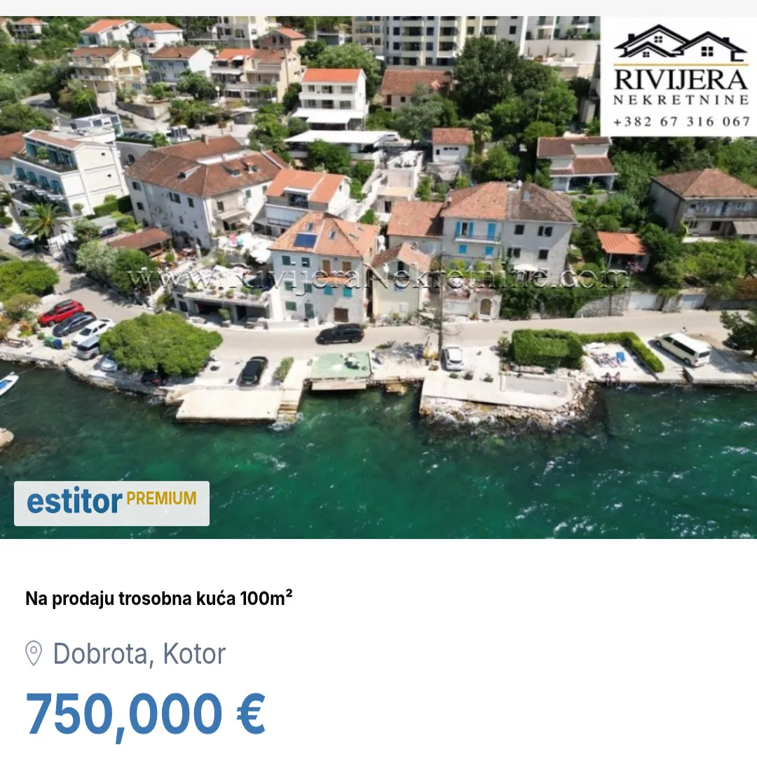 Prodaja, kuća, 100m², Dobrota, Kotor