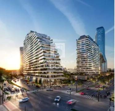 Prikaz modernog stambeno-poslovnog kompleksa sa okolnim ulicama i saobraćajem. - image 7