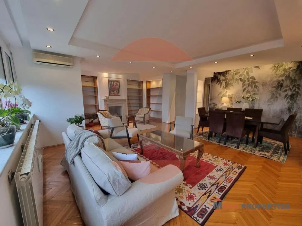 Rent, four bedroom apartment, 124m², Savski Venac, Beograd