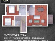 Prodaja, dvosoban stan, 70m², Zabjelo, Podgorica - image 2