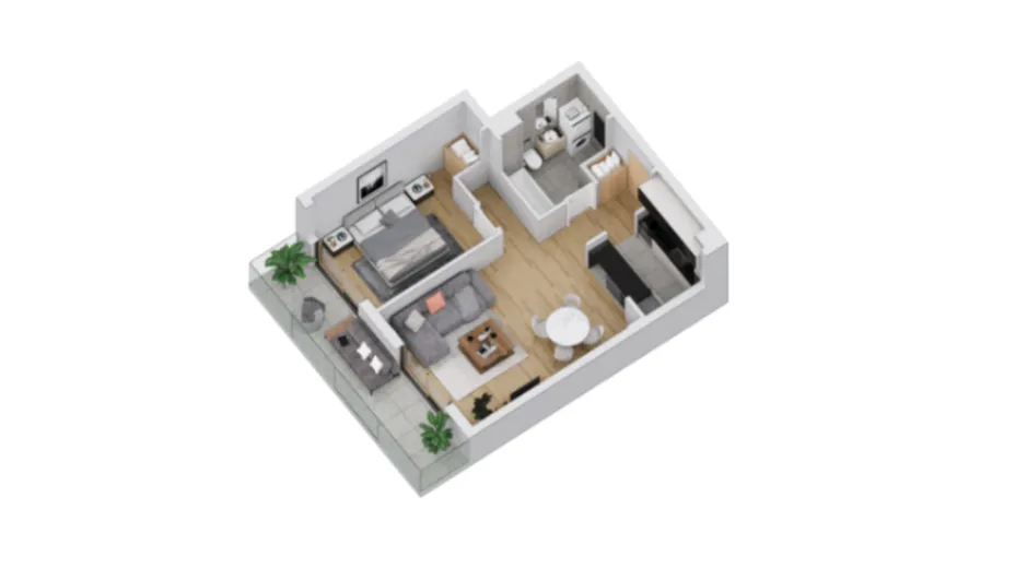 Prodaja, dvosoban stan, 56m², Voždovac, Voždovac Sve Podlokacije