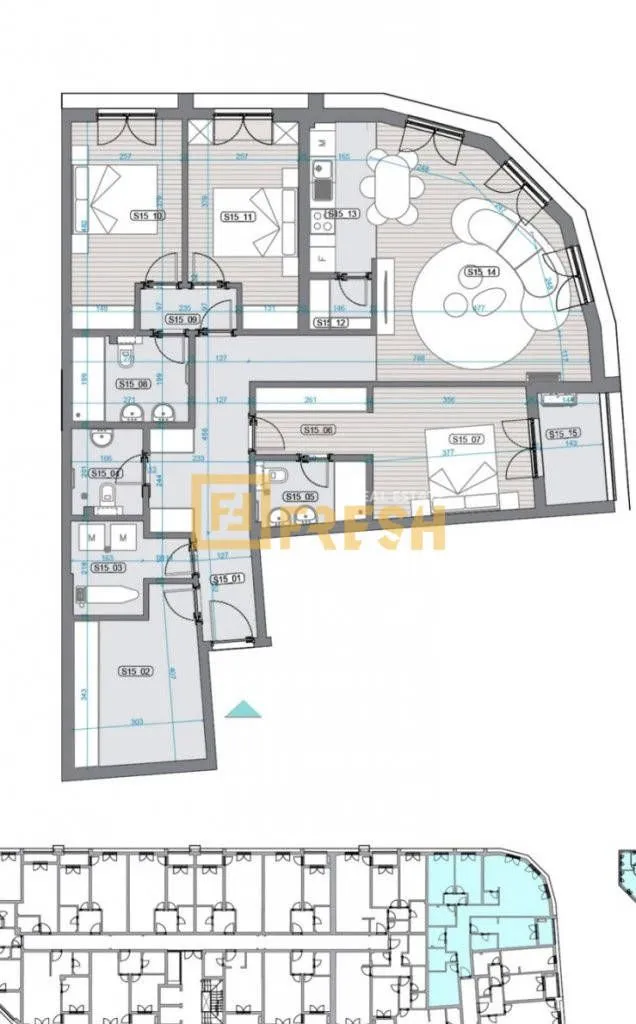 Rent, three bedroom apartment, 116m², Zabjelo, Podgorica