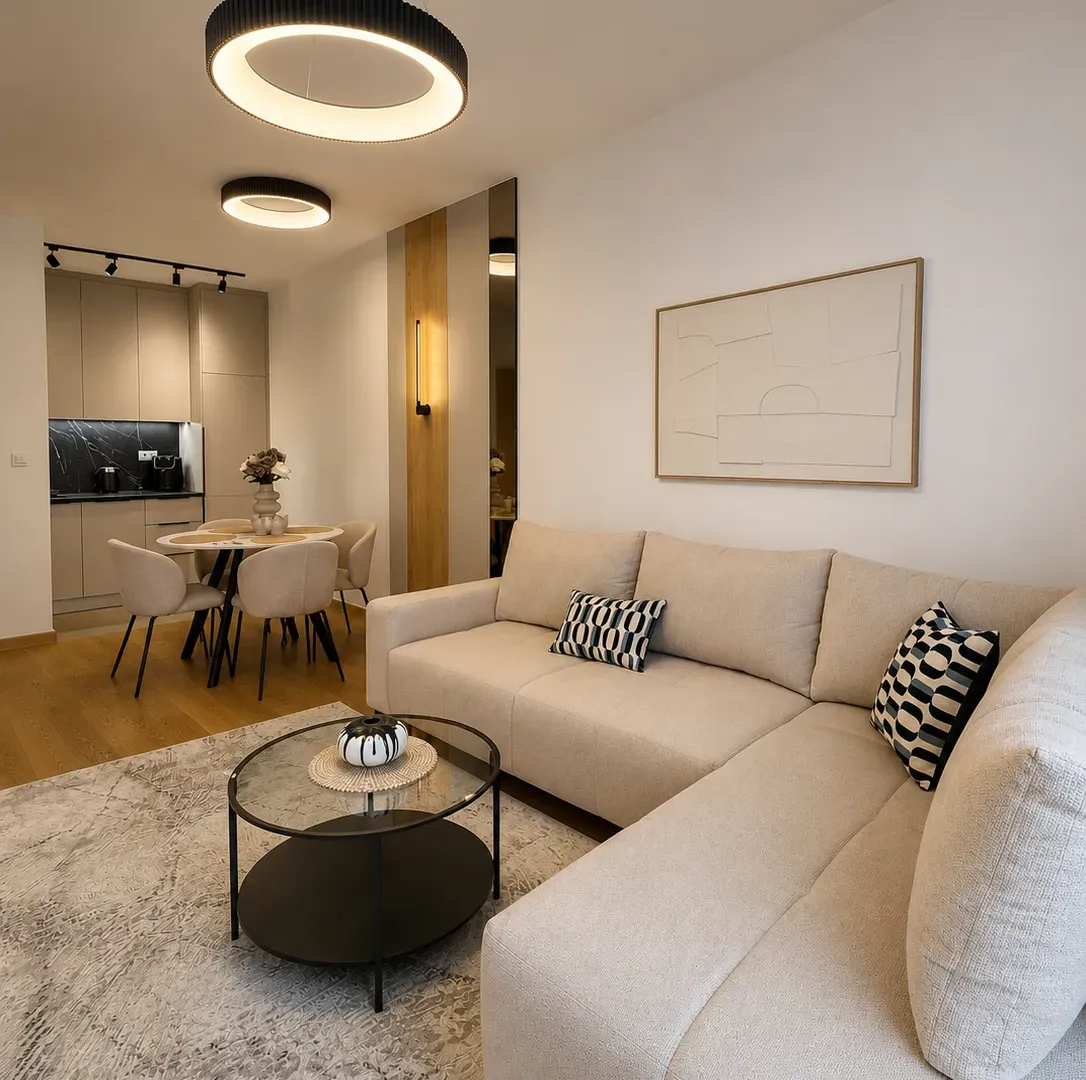 Rent, one bedroom apartment, 47m², New City, Podgorica