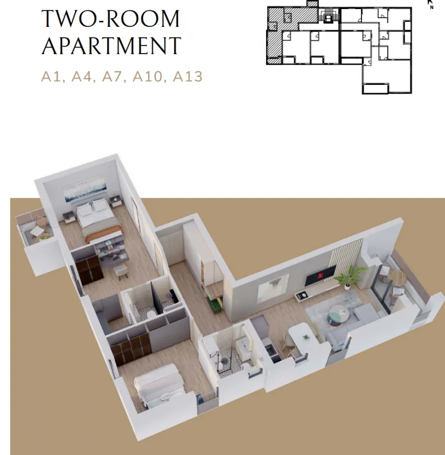 Prodaja, jednosoban stan, 70m², Budva, Crna Gora