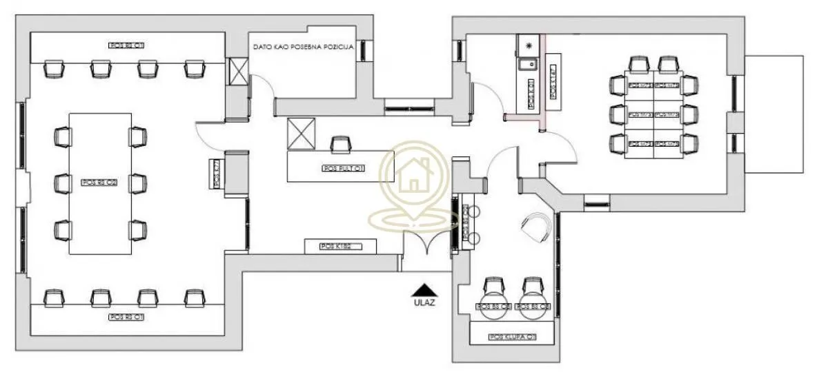 Rent, office space, 129m², Savski Venac, Beograd